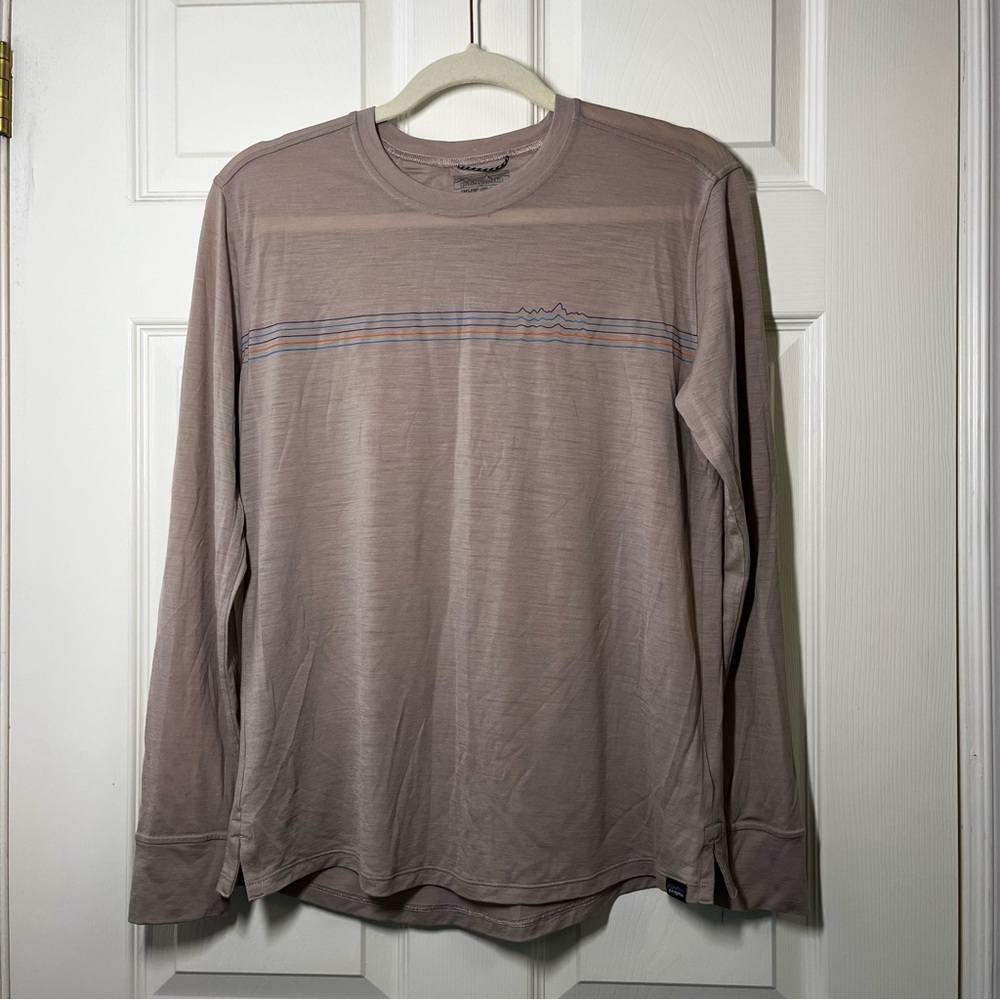 Patagonia Long Sleeve Tee - Light Brown